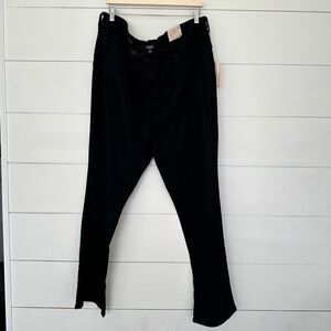 NYDJ Women’s Black 26W Marilyn Straight Jeans Uplift New NWT